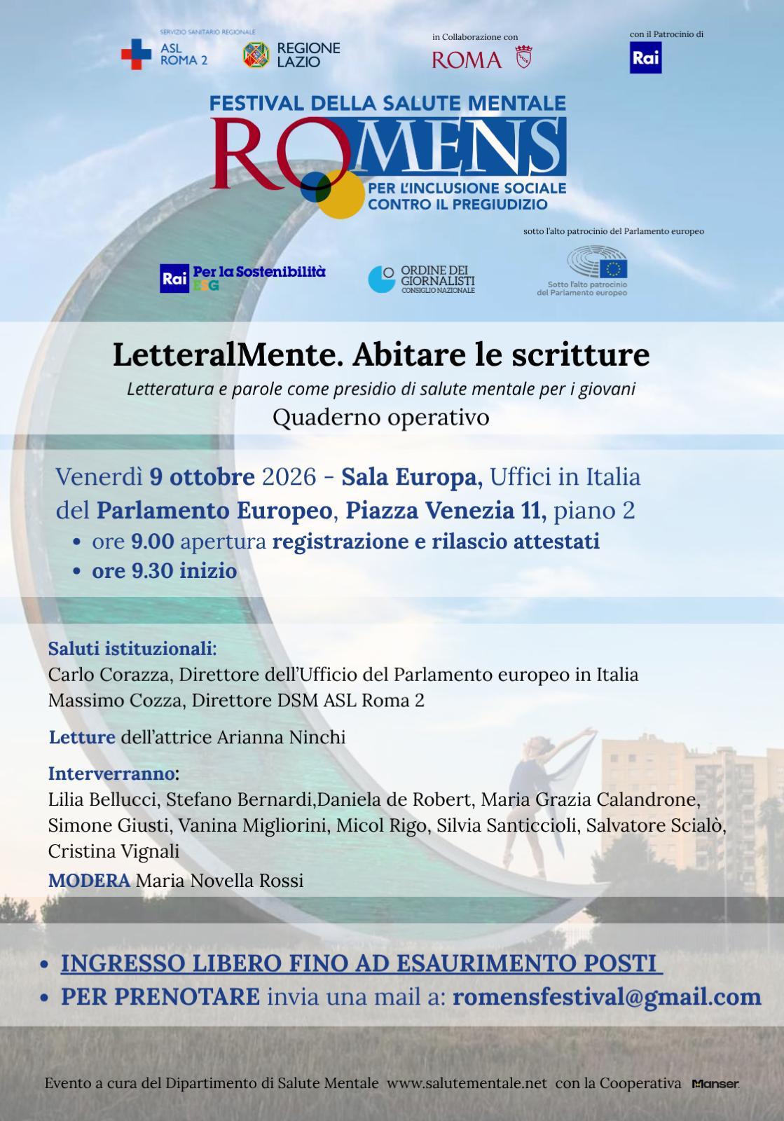 Presentazione del libro :  Letteralmente abitare le scritture